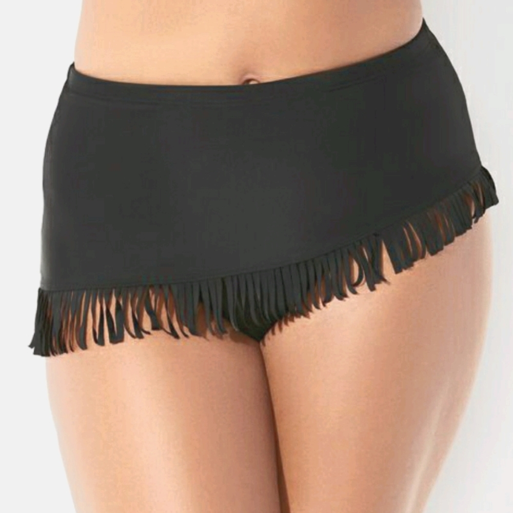 Fringe sarong skirt SWIMSUIT sz 18